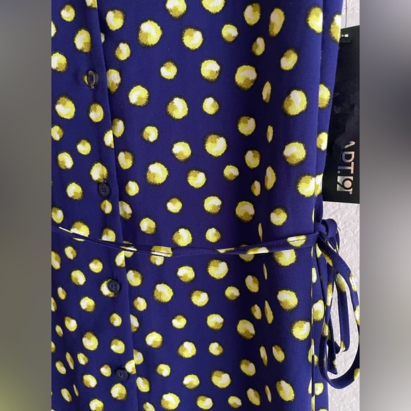 Apt 9 Sleeveless Button Down Dress NWT Size 16 - Picture 6 of 6